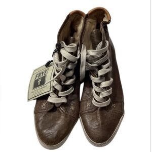 Frye kira high top‎ Brown sneaker